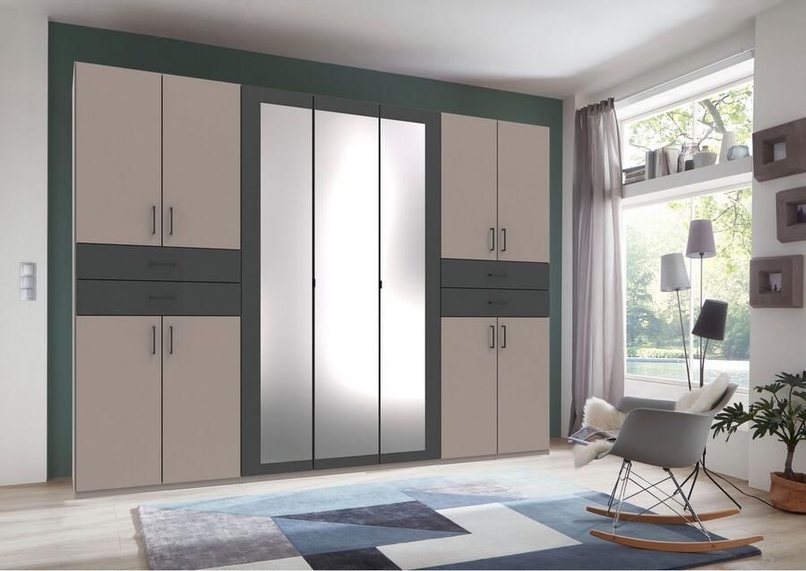 Wimex Kledingkast Taiga kledingkast met spiegel OTTOs Choice besteller met lades op comfortabele hoogte garderobe slaapkamerkast - Foto 7