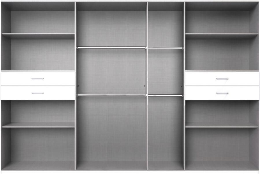 Wimex Kledingkast Taiga kledingkast met spiegel OTTOs Choice besteller met lades op comfortabele hoogte garderobe slaapkamerkast - Foto 8