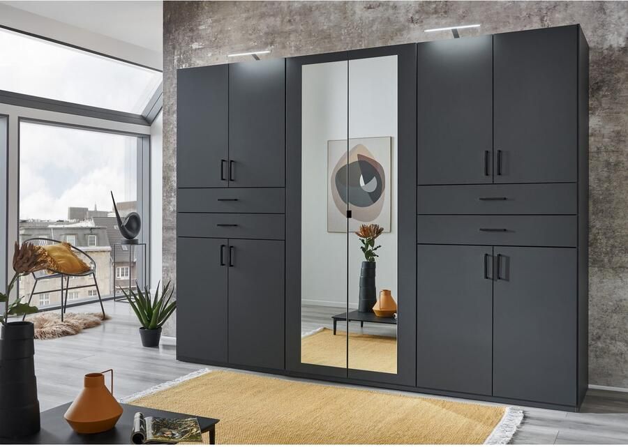 Wimex Kledingkast Taiga kledingkast met spiegel OTTOs Choice besteller met lades op comfortabele hoogte garderobe slaapkamerkast - Foto 8