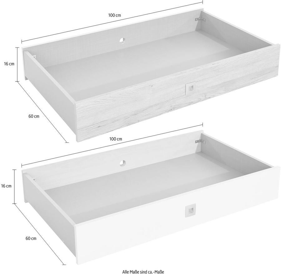 Wimex Lade Joker 2-delig voor extra opbergruimte onder het bed - Foto 2