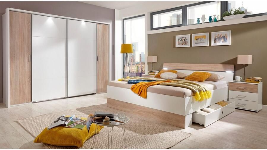 Wimex Ledikant met bergruimte Cheep met ledverlichting en lades - Foto 2