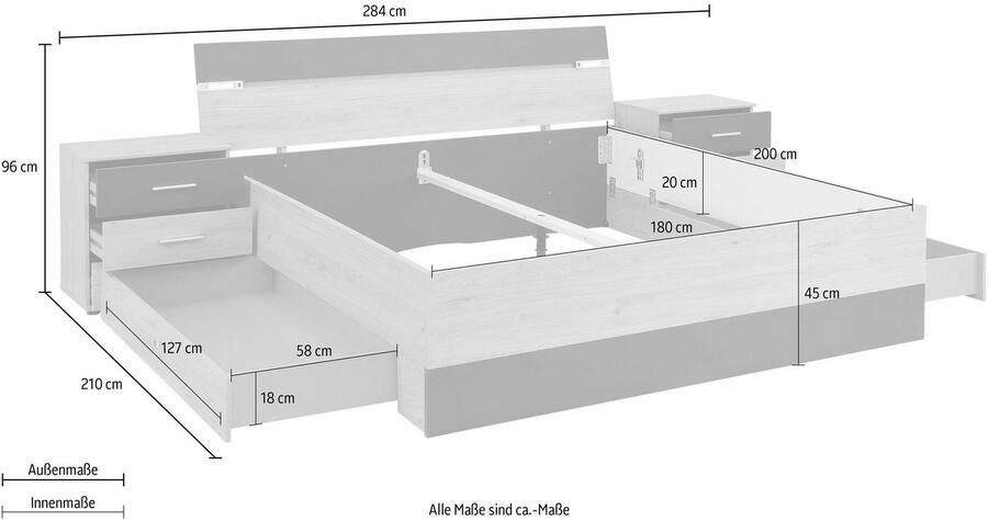 Wimex Ledikant met bergruimte Xanten - Foto 7