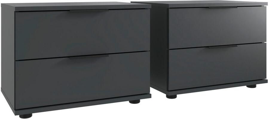 Wimex Ledikant Rotterdam Set inclusief 2 nachtkastjes trendy lamellen-look in het hoofdbord - Foto 6