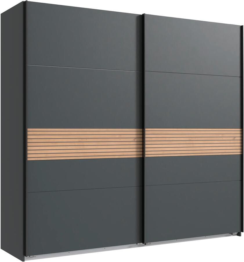 Wimex Schuifdeurkast Rotterdam 2-deurs met decor akoestische lamellen imitatie - Foto 15