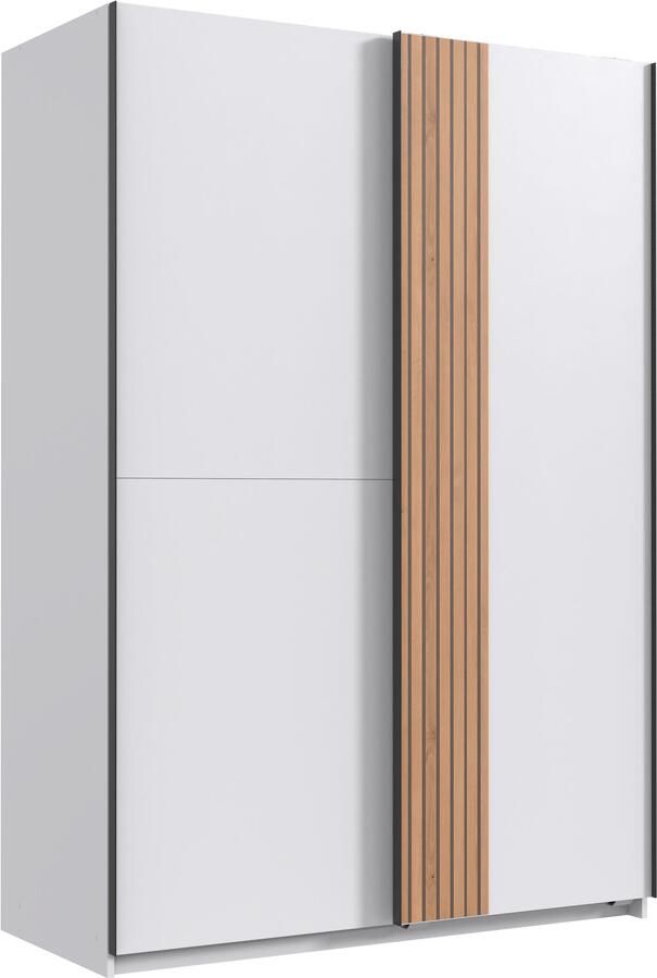 Wimex Schuifdeurkast Rügen met trendy decorfolie akoestisch paneel-look - Foto 4