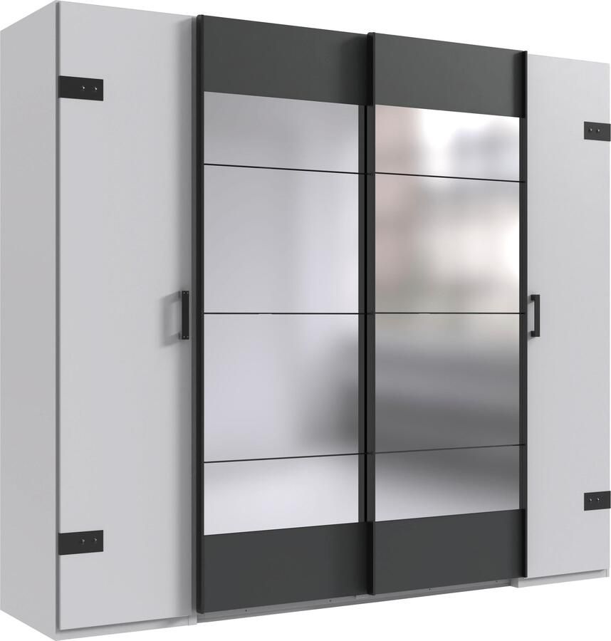 Wimex Schuifdeurkast Stockholm slaapkamerkast met industriële look rustieke uitstraling - Foto 14