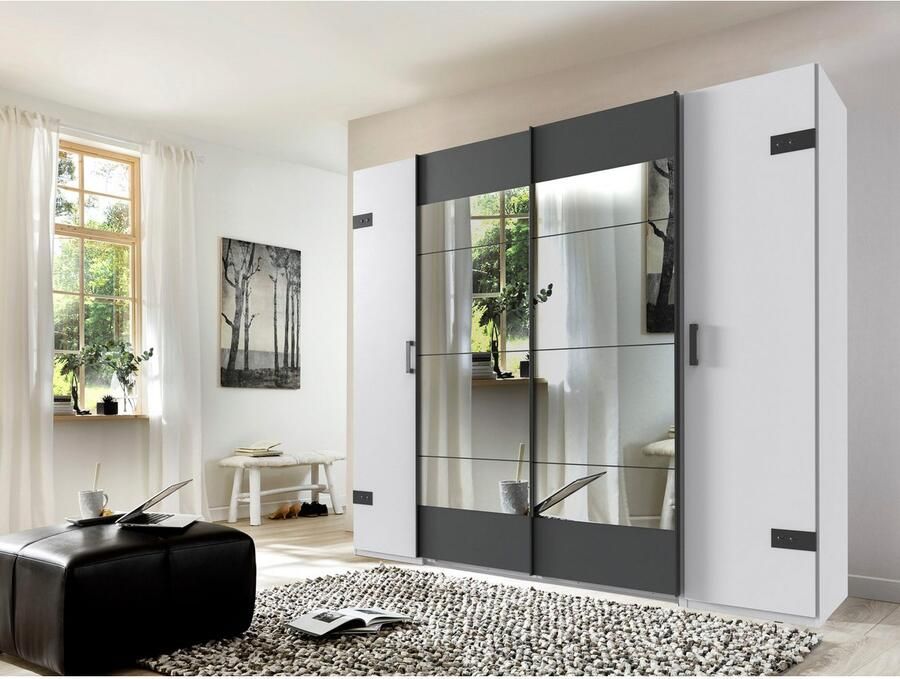 Wimex Schuifdeurkast Stockholm slaapkamerkast met industriële look rustieke uitstraling - Foto 7