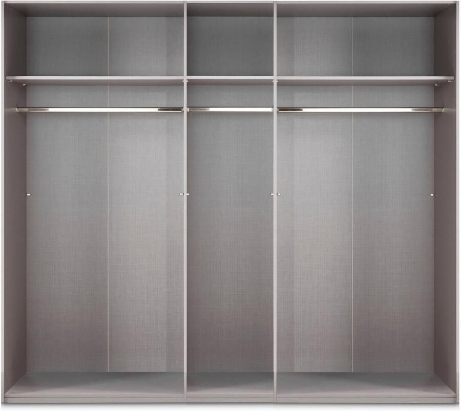 Wimex Slaapkamerserie Stockholm rustieke look in industrieel ontwerp 6-delig kledingkast met spiegel bed inclusief lades (set) - Foto 7