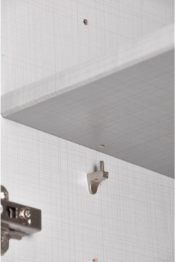 Wimex Waskast Easy Plus kledingkast garderobe 2 lades 81 of 130 cm breed in verschillende kleuren moderne look met zwarte metalen handgrepen - Foto 4