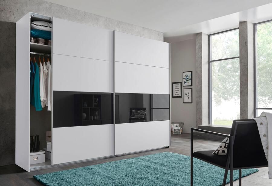 Wimex Zweefdeurkast Bramfeld TOPSELLER Kledingkast met glaselementen en extra planken - Foto 17