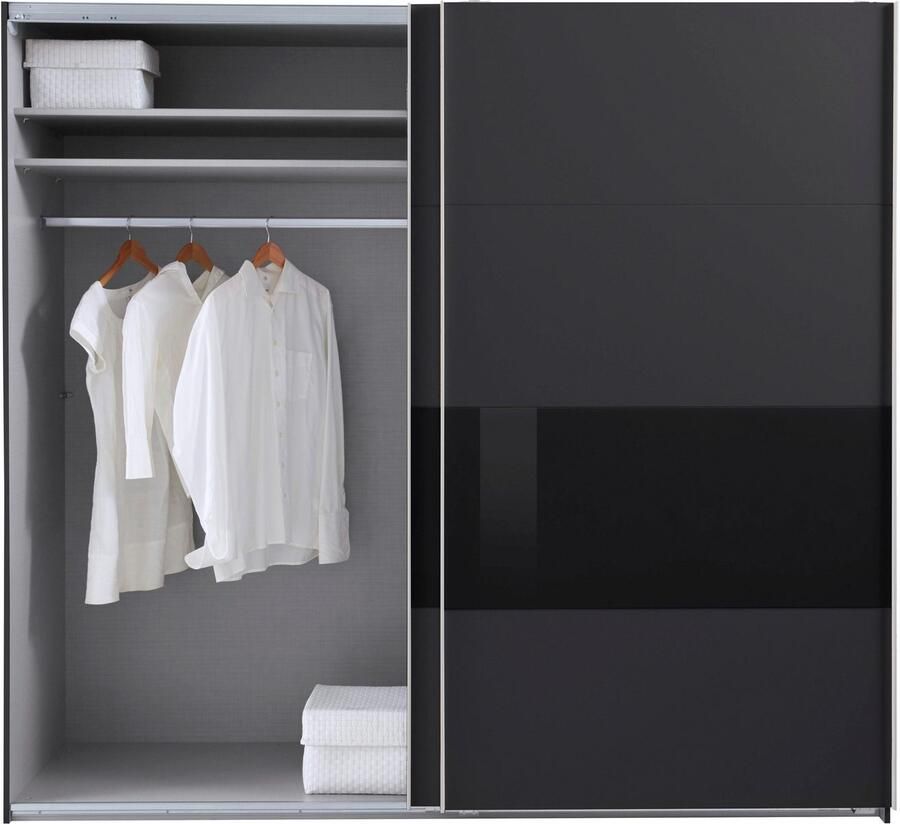 Wimex Zweefdeurkast Bramfeld TOPSELLER Kledingkast met glaselementen en extra planken - Foto 11