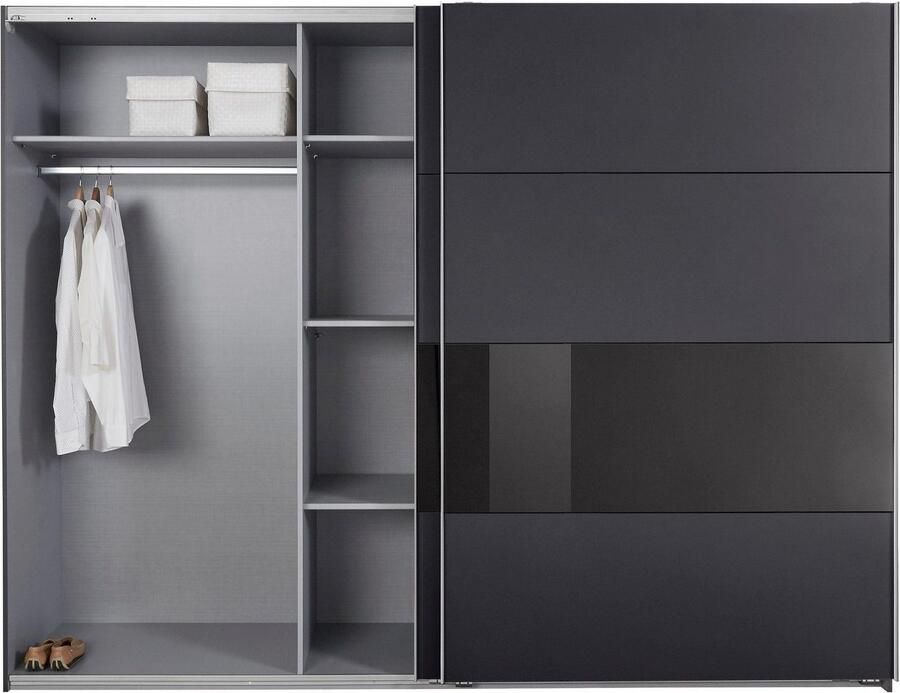 Wimex Zweefdeurkast Bramfeld TOPSELLER Kledingkast met glaselementen en extra planken - Foto 10