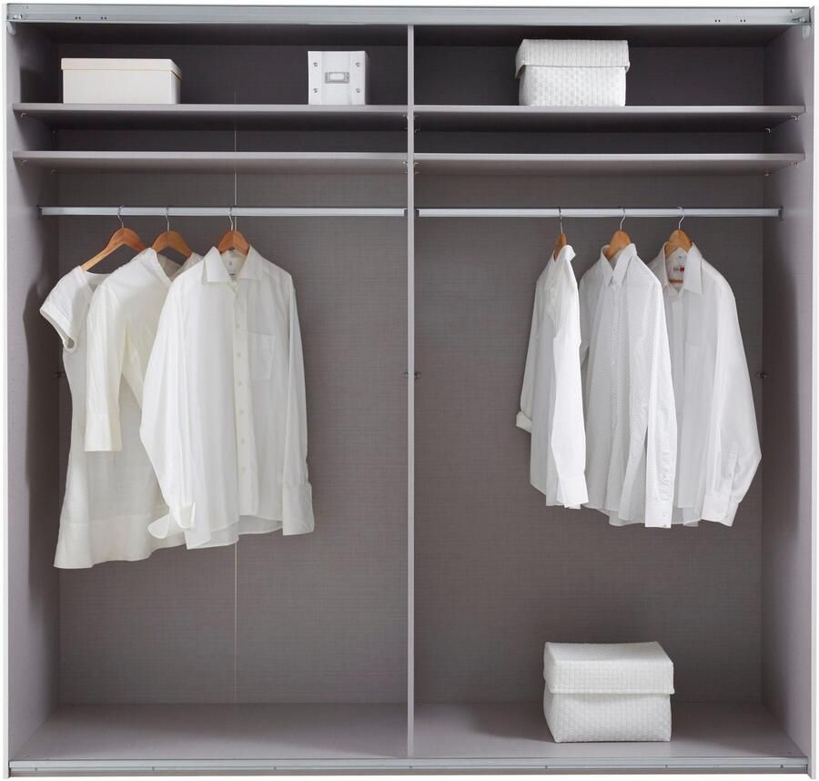 Wimex Zweefdeurkast Bramfeld TOPSELLER Kledingkast met glaselementen en extra planken - Foto 7