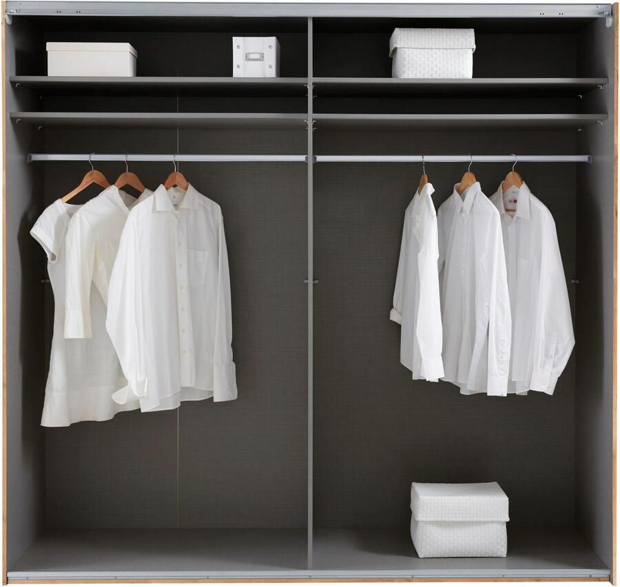 Wimex Zweefdeurkast Bramfeld TOPSELLER Kledingkast met glaselementen en extra planken - Foto 7