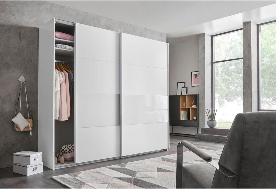 Wimex Zweefdeurkast Bramfeld TOPSELLER Kledingkast met glaselementen en extra planken - Foto 11