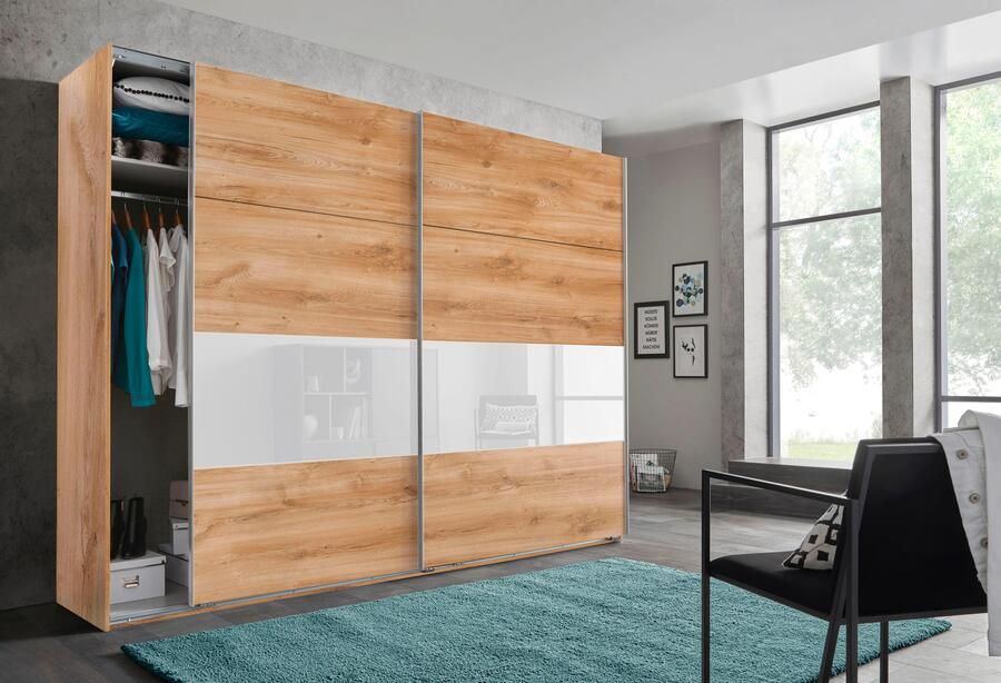 Wimex Zweefdeurkast Bramfeld TOPSELLER Kledingkast met glaselementen en extra planken - Foto 17