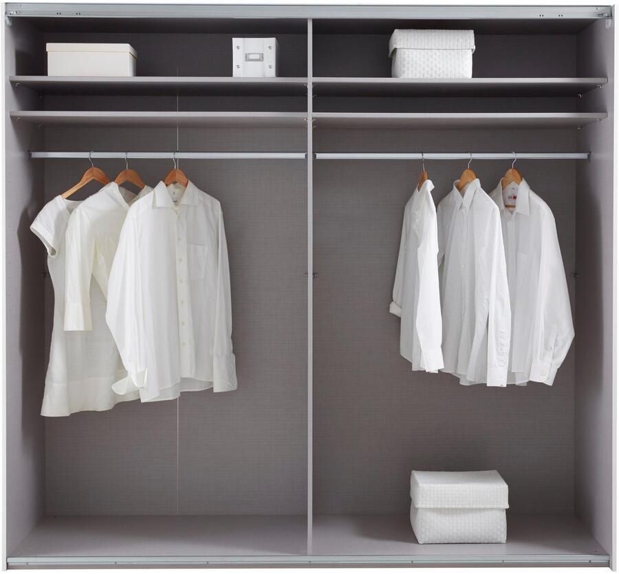 Wimex Zweefdeurkast Bramfeld TOPSELLER Kledingkast met glaselementen en extra planken - Foto 6