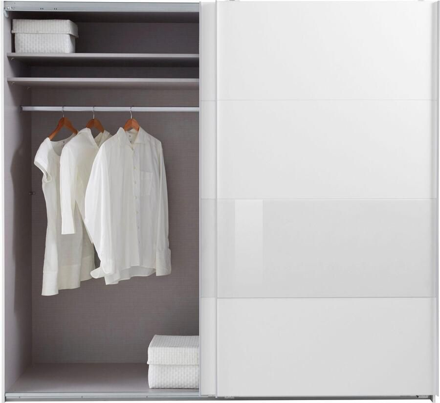 Wimex Zweefdeurkast Bramfeld TOPSELLER Kledingkast met glaselementen en extra planken - Foto 9