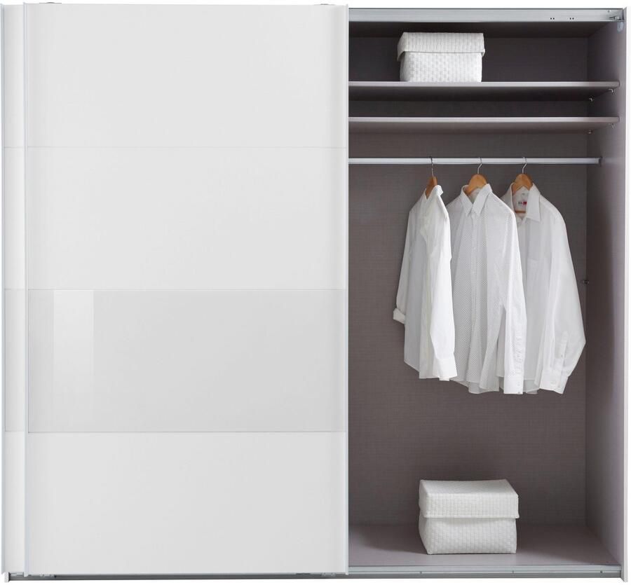 Wimex Zweefdeurkast Bramfeld TOPSELLER Kledingkast met glaselementen en extra planken - Foto 5