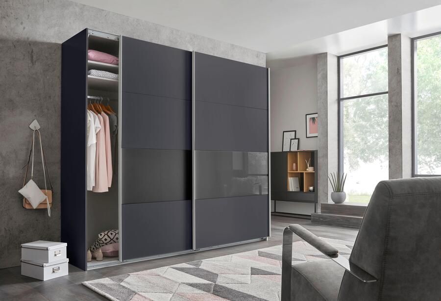 Wimex Zweefdeurkast Bramfeld TOPSELLER Kledingkast met glaselementen en extra planken - Foto 17