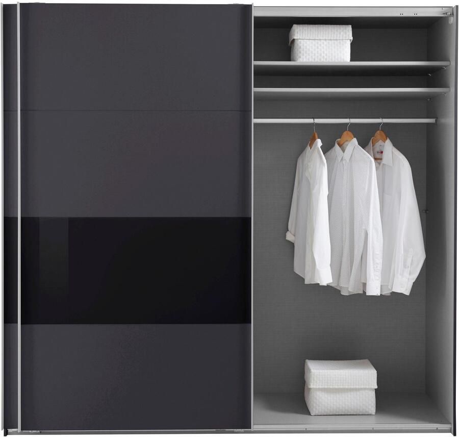 Wimex Zweefdeurkast Bramfeld TOPSELLER Kledingkast met glaselementen en extra planken - Foto 6