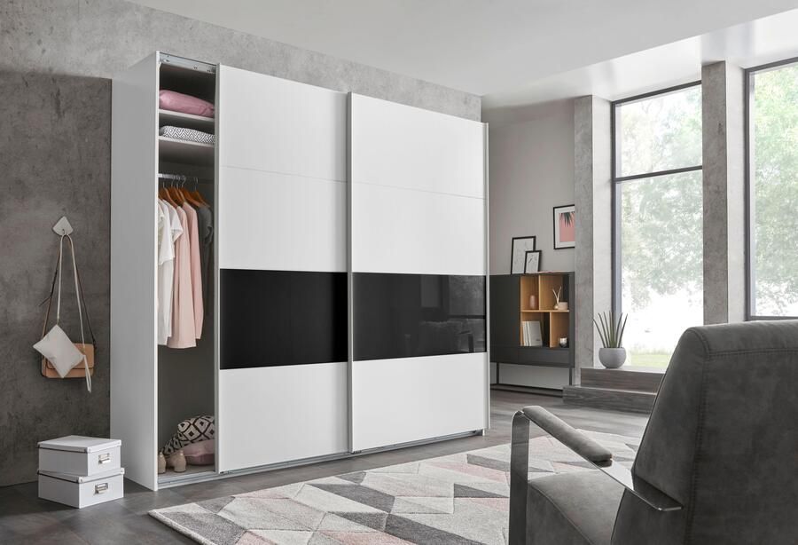 Wimex Zweefdeurkast Bramfeld TOPSELLER Kledingkast met glaselementen en extra planken - Foto 17