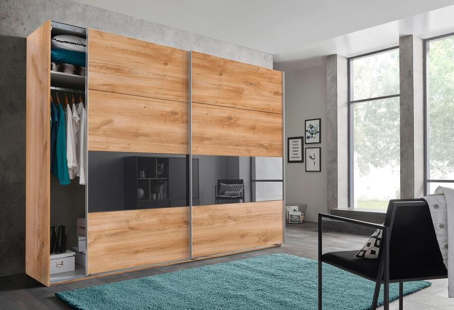 Wimex Zweefdeurkast Bramfeld TOPSELLER Kledingkast met glaselementen en extra planken - Foto 17