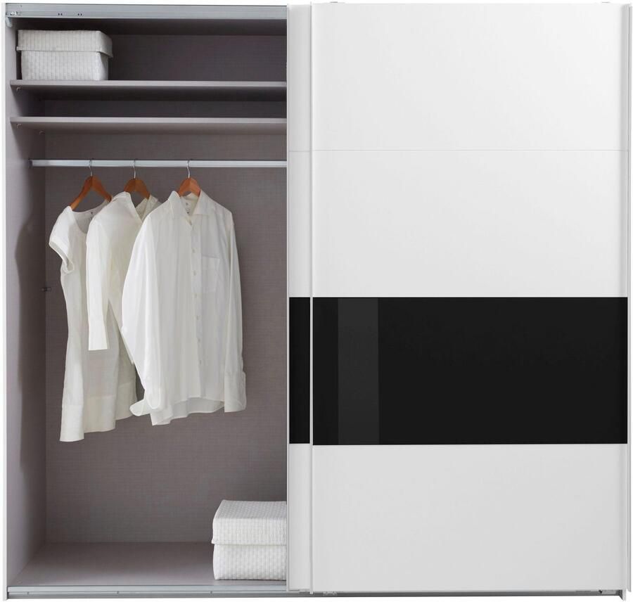 Wimex Zweefdeurkast Bramfeld TOPSELLER Kledingkast met glaselementen en extra planken - Foto 7