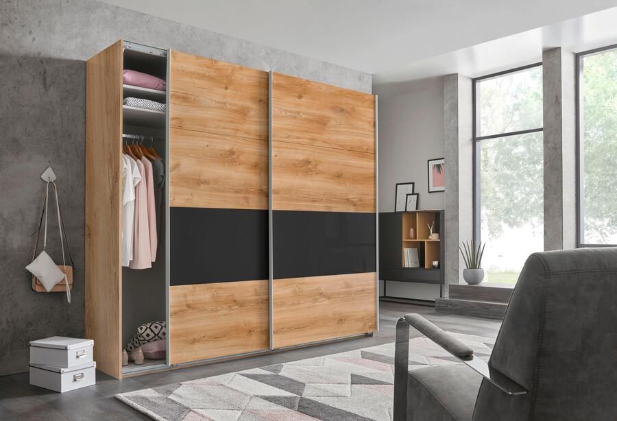 Wimex Zweefdeurkast Bramfeld TOPSELLER Kledingkast met glaselementen en extra planken - Foto 17