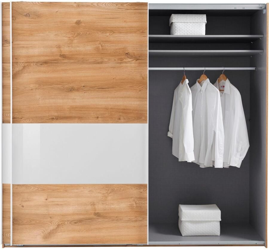 Wimex Zweefdeurkast Bramfeld TOPSELLER Kledingkast met glaselementen en extra planken - Foto 8