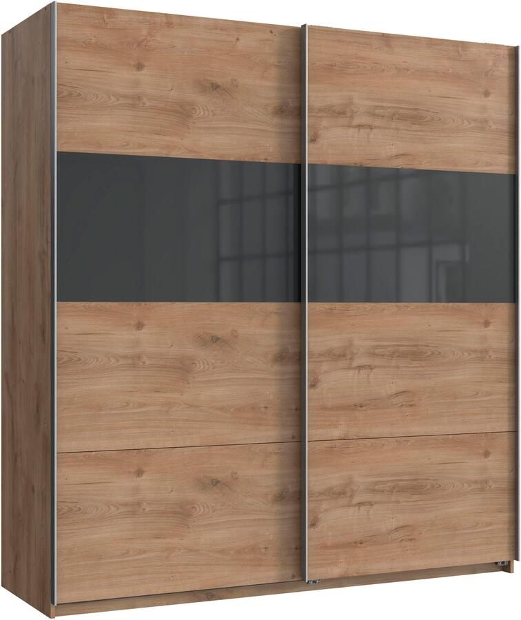 Wimex Zweefdeurkast Bramfeld TOPSELLER Kledingkast met glaselementen en extra planken - Foto 5