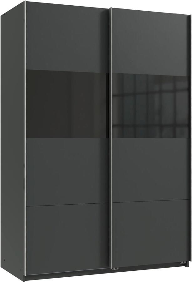 Wimex Zweefdeurkast Bramfeld TOPSELLER Kledingkast met glaselementen en extra planken - Foto 5