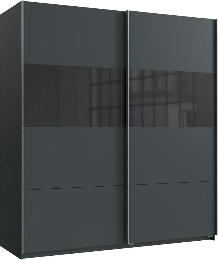 Wimex Zweefdeurkast Bramfeld TOPSELLER Kledingkast met glaselementen en extra planken - Foto 5