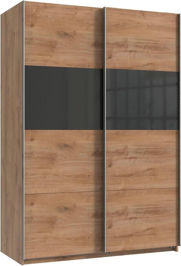 Wimex Zweefdeurkast Bramfeld TOPSELLER Kledingkast met glaselementen en extra planken - Foto 6