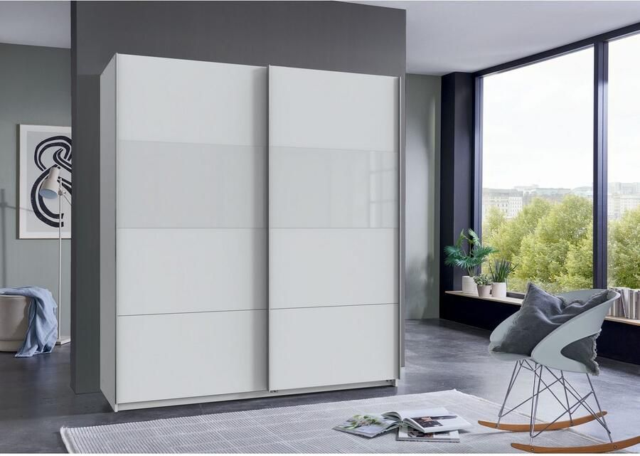 Wimex Zweefdeurkast Bramfeld TOPSELLER Kledingkast met glaselementen en extra planken - Foto 5