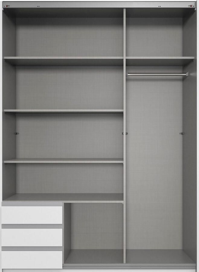 Wimex Schuifdeurkast Emden Met externe lades - Foto 5