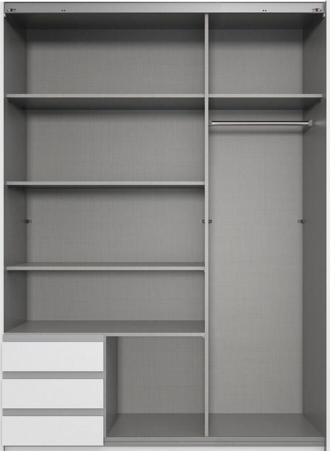 Wimex Schuifdeurkast Emden Met externe lades - Foto 5