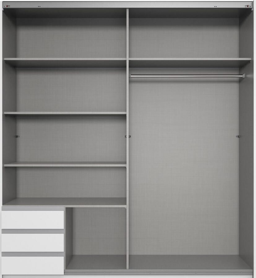 Wimex Schuifdeurkast Emden Met externe lades - Foto 3