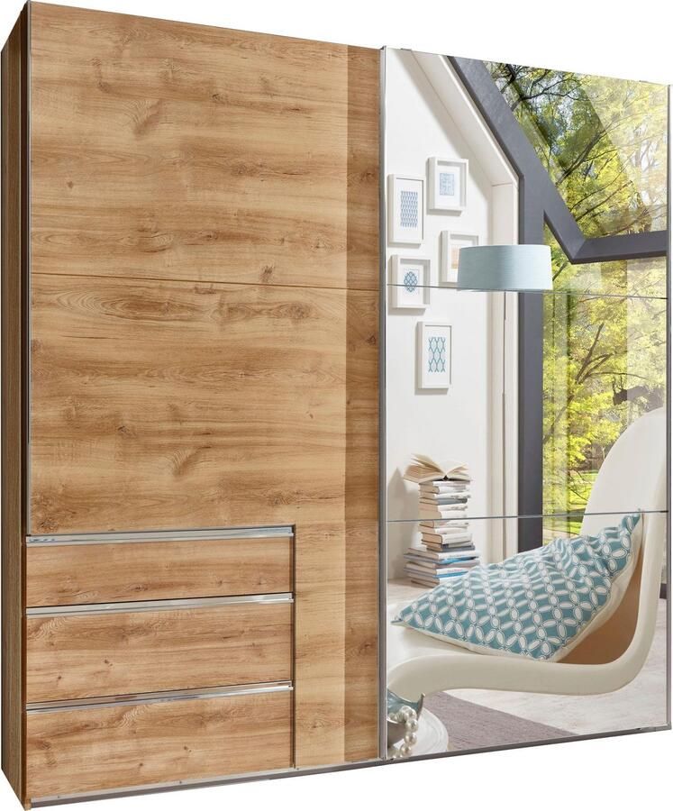 Wimex Zweefdeurkast Level by fresh to go telkens met een spiegeldeur - Foto 2