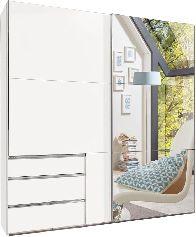 Wimex Zweefdeurkast Level by fresh to go telkens met een spiegeldeur - Foto 2