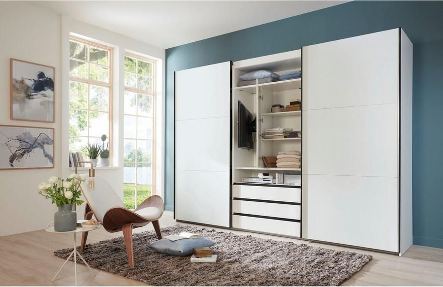 Wimex Zweefdeurkast Magic by fresh to go mooie extra: met draaibaar tv-element midden met laden - Foto 5