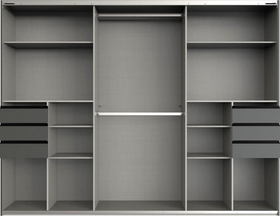 Wimex Zweefdeurkast Saigon met spiegeldeur 3 deuren 270 cm breed - Foto 7