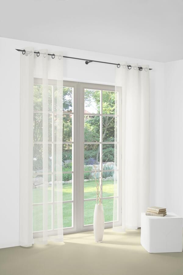 Wirth Gordijn BETTINA Kant-en-klaar gordijn met metalen ogen op maat (1 stuk) - Foto 4