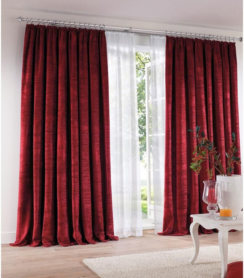 Wirth Gordijn GERTY Kant-en-klaar gordijn met FB 1:3 op maat (1 stuk)