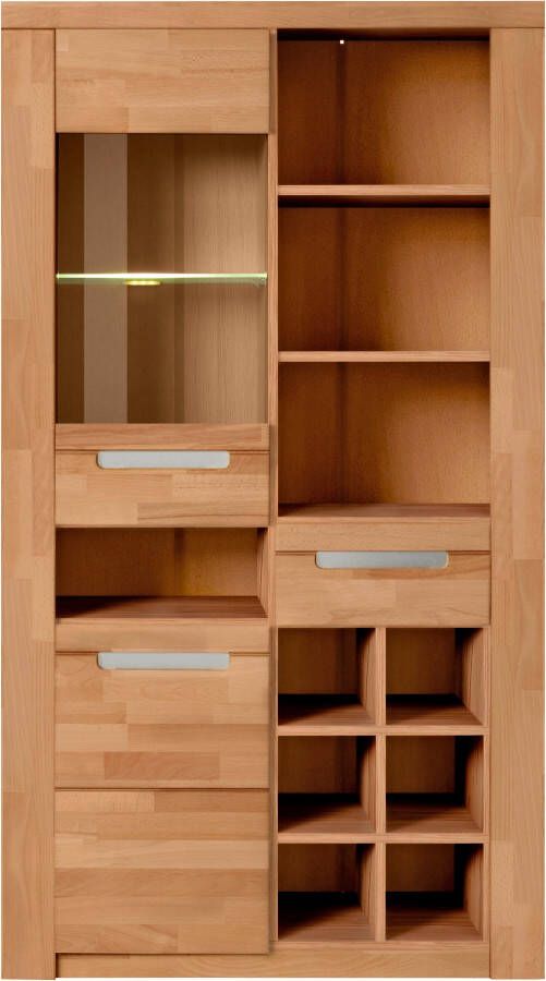 Home affaire Vitrinekast Kolding gedeeltelijk massief - Foto 10