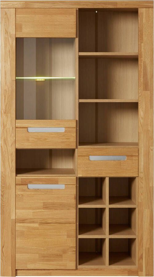 Home affaire Vitrinekast Kolding gedeeltelijk massief - Foto 10