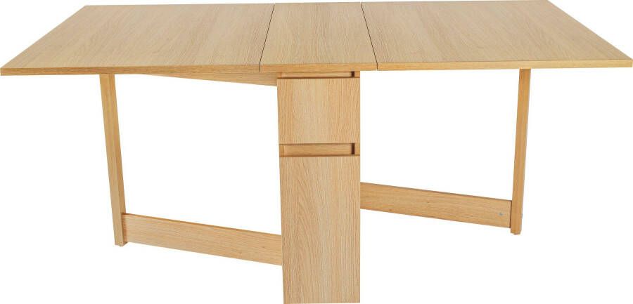 Woodman Eettafel Jasper met een rechthoekig tafelblad en uittrekfunctie breedte 90 cm - Foto 10