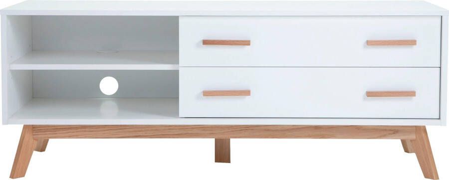 Woodman Tv-meubel Tariko Breedte 130 cm in trendy Scandinavische look