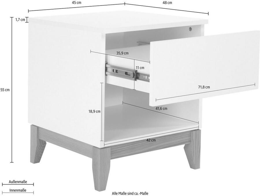 Woodman Bijzettafel Elinee in trendy scandinavische look - Foto 4