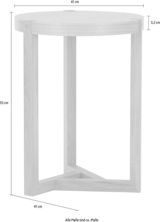 Woodman Bijzettafel Peppa in scandinavisch design fsc -gecertificeerd - Foto 2